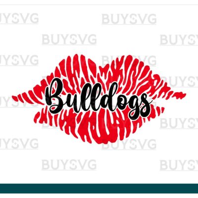 Bulldogs SVG PNG Digital file Download LIPS 1