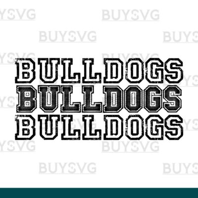 Bulldogs SVG PNG Digital file Download Stack 3 1