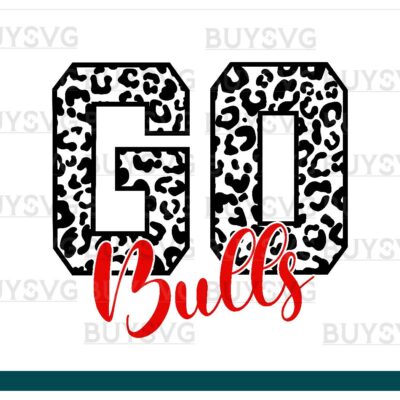 Bulls SVG PNG Digital file Download GO LONG