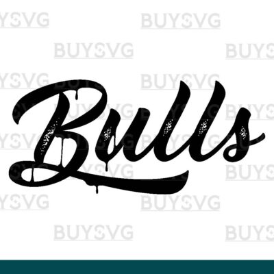 Bulls SVG PNG Digital file Download METAL