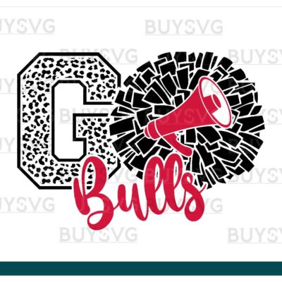 Bulls SVG PNG Digital file Download POMPOM GO