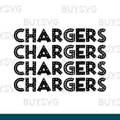 Chargers SVG PNG Digital file Download 4 DOODLE STACK