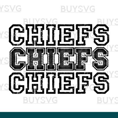 Chiefs SVG PNG Digital file Download Stack 3 1