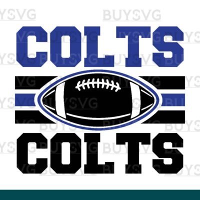 Colts SVG PNG Digital file Download 2 STACK FOOTBALL