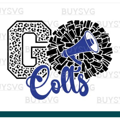 Colts SVG PNG Digital file Download POMPOM GO