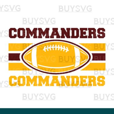 Commanders SVG PNG Digital file Download 2 STACK FOOTBALL