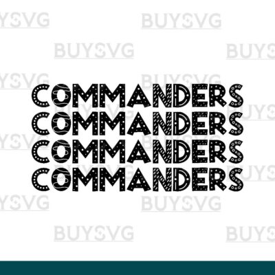 Commanders SVG PNG Digital file Download 4 DOODLE STACK