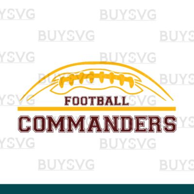 Commanders SVG PNG Digital file Download FOOTBALL TOP