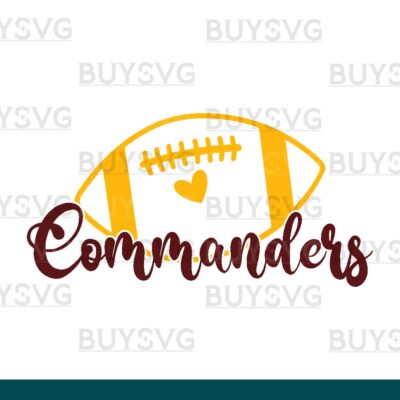 Commanders SVG PNG Digital file Download HD FOOTBALL