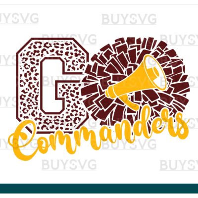Commanders SVG PNG Digital file Download POMPOM GO