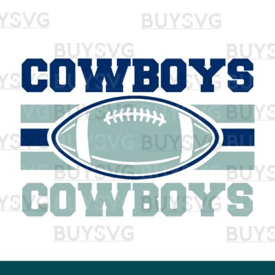 Cowboys SVG PNG Digital file Download 2 STACK FOOTBALL