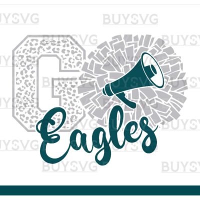 Eagles SVG PNG Digital file Download POMPOM GO