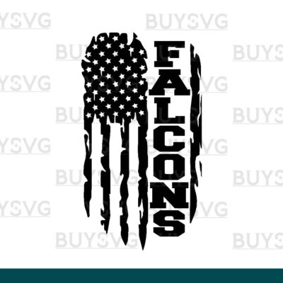 Falcons SVG PNG Digital file Download FLAG 2