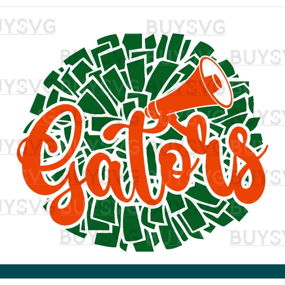 Gators SVG PNG Digital file Download POMPOM