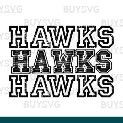 Hawks SVG PNG Digital file Download Stack 3 1
