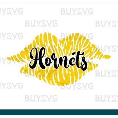 Hornets SVG PNG Digital file Download LIPS 1