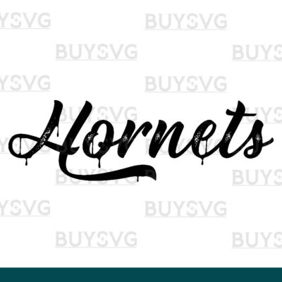 Hornets SVG PNG Digital file Download METAL