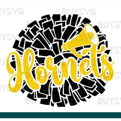 Hornets SVG PNG Digital file Download POMPOM
