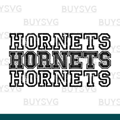 Hornets SVG PNG Digital file Download Stack 3 1