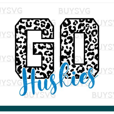 Huskies SVG PNG Digital file Download GO LONG