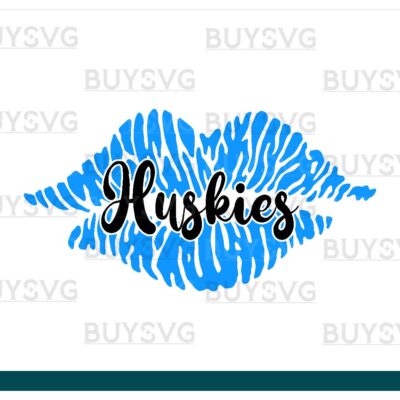 Huskies SVG PNG Digital file Download LIPS 1