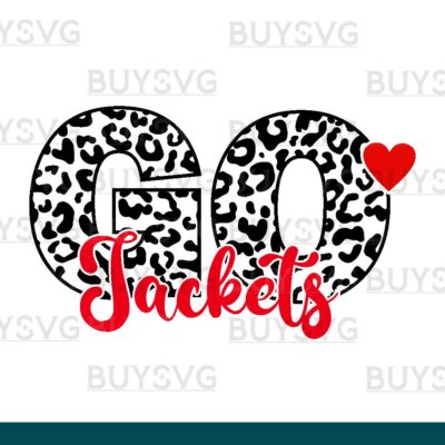 Jackets SVG PNG Digital file Download LEOPARD CIRCLE GO