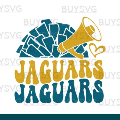 Jaguars SVG PNG Digital file Download POMPOM CHEER