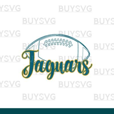 Jaguars SVG PNG Digital file Download football lower outlined