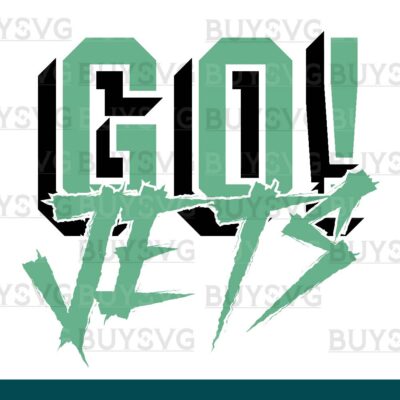 Jets SVG PNG Digital file Download GO Cheering
