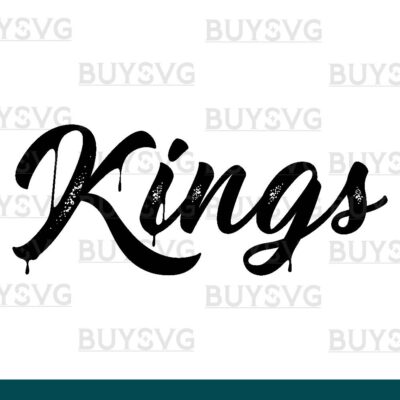 Kings SVG PNG Digital file Download METAL