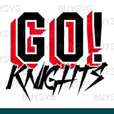 Knights SVG PNG Digital file Download GO Cheering 2