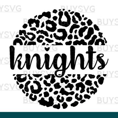 Knights SVG PNG Digital file Download LEOPARD CIRCLE