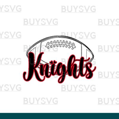 Knights SVG PNG Digital file Download football lower outlined