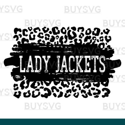 Lady jackets SVG PNG Digital file Download LEOPARD PATCH