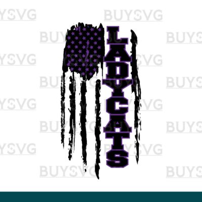Ladycats SVG PNG Digital file Download Flag 1