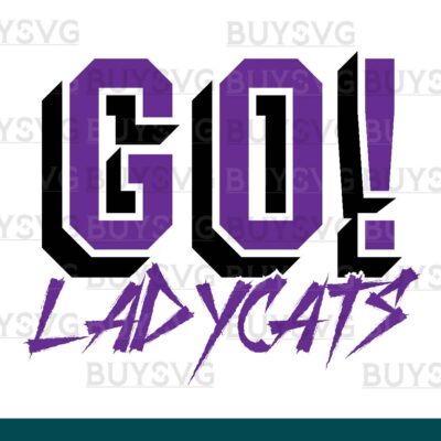 Ladycats SVG PNG Digital file Download GO Cheering