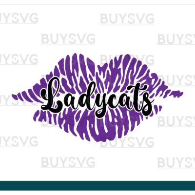 Ladycats SVG PNG Digital file Download LIPS 1