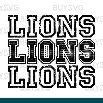 Lions SVG PNG Digital file Download Stack 3 1