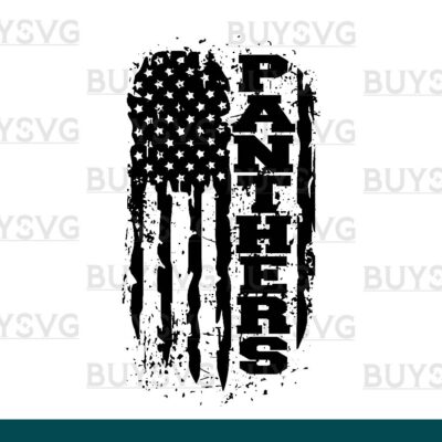 Panthers SVG PNG Digital file Download FLAG 3