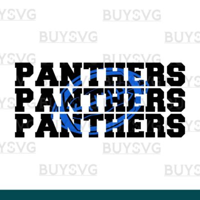 Panthers SVG PNG Digital file Download Stack 3 Football 1