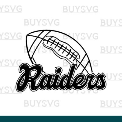 Raiders SVG PNG Digital file Download FOOTBALL LINNED