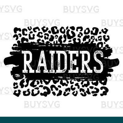 Raiders SVG PNG Digital file Download LEOPARD PATCH