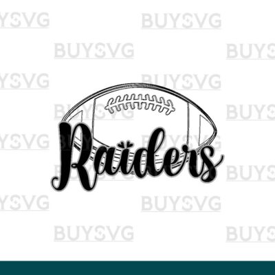Raiders SVG PNG Digital file Download football lower outlined
