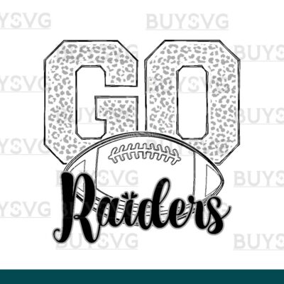 Raiders SVG PNG Digital file Download go football lower outlined