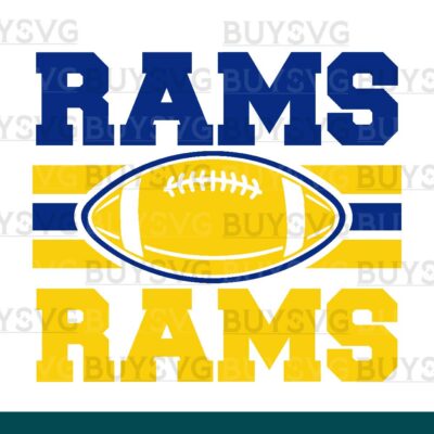 Rams SVG PNG Digital file Download 2 STACK FOOTBALL