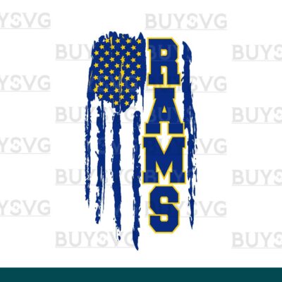 Rams SVG PNG Digital file Download Flag 1
