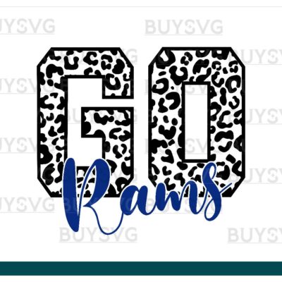 Rams SVG PNG Digital file Download GO LONG