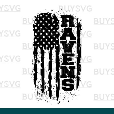 Ravens SVG PNG Digital file Download FLAG 3