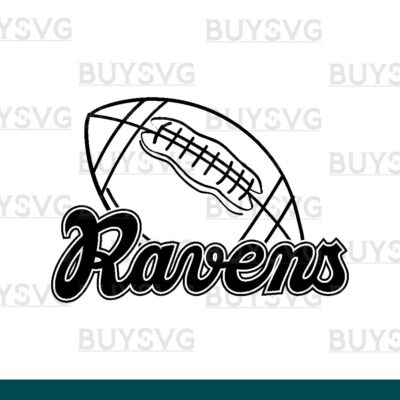 Ravens SVG PNG Digital file Download FOOTBALL LINNED
