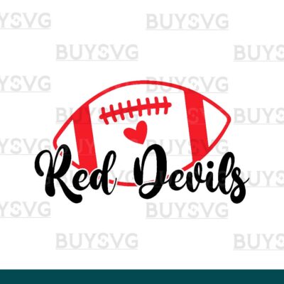 Red devils SVG PNG Digital file Download HD FOOTBALL